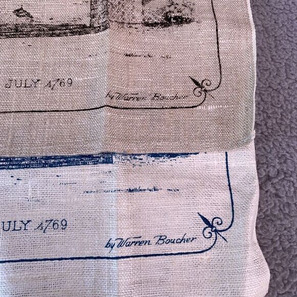 2 Vtg Kay Dee HandPrints California Missions 100% Pure Linen Kitchen Tea Towels - Picture 4 of 16